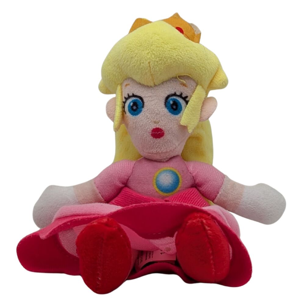 Nintendo Super Mario Princess Peach Plush 8 Inch